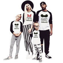 Load image into Gallery viewer, King Queen family matching clothes mommy and me long t shirt baseball tees mother daughter outfits father son look mom patchwork